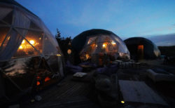 【エコキャンプ】多様なツアーへの拠点となる美しいドーム型テント！ | 南パタゴニア